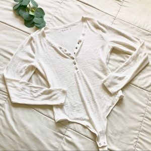Abercrombie and Fitch Henley Bodysuit